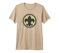 Scouting Fleur De Lis & Scout Law BSA Cub Scouts Logo T-Shirt Haut de Gamme