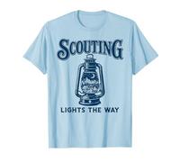 Scoutisme Lights The Way Lanterne d'extérieur Vintage T-Shirt