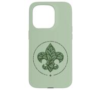 Scouts BSA Outdoor Code Artistic Leaf Design Coque pour iPhone 15 Pro
