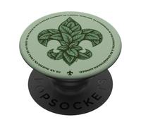 Scouts BSA Outdoor Code Artistic Leaf Design PopSockets PopGrip Adhésif