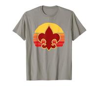 Scouts Fleur-De-Lis Retro 80's Throwback Scouting America T-Shirt