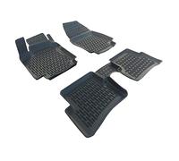 SCOUTT | 3D Tapis De Sol en Caoutchouc Premium Compatible avec Captur 2014-2019, Bord Haut, Noir, Antidérapant, Toutes Saisons