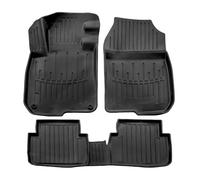 SCOUTT | 3D Tapis De Sol en Caoutchouc Premium Compatible avec Civic 2016-2021, Bord Haut, Noir, Antidérapant, Toutes Saisons