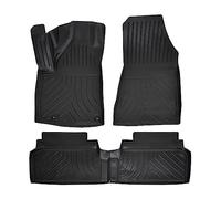 SCOUTT | 3D Tapis De Sol en Caoutchouc Premium Compatible avec NIRO EV Depuis 2022 4pcs, Bord Haut, Noir, Antidérapant, Toutes Saisons