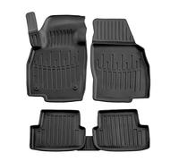 SCOUTT | 3D Tapis De Sol en Caoutchouc Premium Compatible avec T-Cross Depuis 2019 5 pcs, Syst?me de Fixation, Bord Haut, Noir, Antidérapant, Facile ? Nettoyer, Toutes Saisons