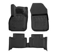 SCOUTT | 3D Tapis De Sol en Caoutchouc Premium Compatible avec Zoe Depuis 2018 5 pcs, Syst?me de Fixation, Bord Haut, Noir, Antidérapant, Facile ? Nettoyer, Toutes Saisons