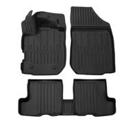 SCOUTT 3D Tapis de Sol en Caoutchouc sur Mesure pour Dacia Sandero 2012-2020, Premium, Bord Haut, Noir, Antidérapant, Toutes Saisons
