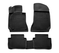 SCOUTT 3D Tapis de Sol en Caoutchouc sur Mesure pour Mercedes W212 / S212 2009-2016, Premium, Bord Haut, Noir, Antidérapant, Toutes Saisons
