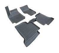 SCOUTT 3D Tapis de Sol en Caoutchouc sur Mesure pour Volkswagen Amarok 2010-2016, Premium, Bord Haut, Noir, Antidérapant, Toutes Saisons