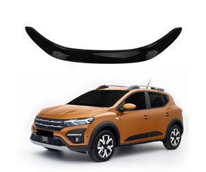SCOUTT Bra de Capot Déflecteur de Protection pour Dacia Sandero Stepway 3 Depuis 2021, Aérodynamique, Assemblage Facile, Aucun Perçage Requis