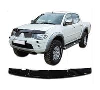 SCOUTT Bra de Capot Déflecteur de Protection pour Mitsubishi L-200 2007-2015, Aérodynamique, Assemblage Facile, Aucun Perçage Requis