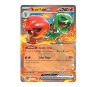 Scovillain ex 037/191 Carte Pokémon ultra rare | Cartes Pokémon EX | Surging Sparks | Pokémon Scarlet et Violet | Authentifiée Titan Cards