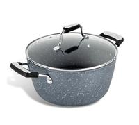 Scoville EXPERT Neverstick+ Marmite de 24 cm avec couvercle, capacité de 3,5 L, petite marmite profonde antiadhésive pour cuisinière, convient à toutes les plaques de cuisson, passe au lave-vaisselle,