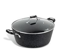 Scoville NEVERSTICK Marmite antiadhésive 32 cm, 8 L, convient à toutes plaques, y compris l'induction