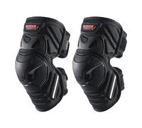 Scoyco 1 Paire de Genouillères pour Motocross Noir Protège Genouillères Ajustables Armure pour Motocross Racing Mountain Biking