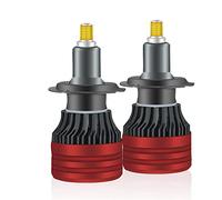 SCOZIA Ampoules de Phare LED 6 côtés 360 degrés 6 000 K Blanc Ciel 20 000 LM Super Lumineux 60 W Kits de Conversion de Phare, 9005/hb3/h10