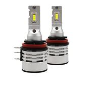 SCOZIA Kit de conversion d'ampoules de phare LED H15 20000LM Canbus Ampoule LED 6000K Blanc froid Faisceau de route Feux diurnes Phare de voiture Lot de 2