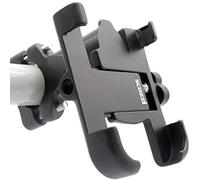 scozzi Support Téléphone Vélo Moto Aluminium Métal Guidon Smartphone VTT Universel p.e. Compatible avec Samsung S25 S24 S23 A56 A55 A36 A26 pour iPhone 17 16 15 14 13 FE Plus Ultra Lite Pro