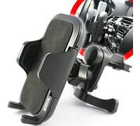 scozzi Support Téléphone Voiture Grille Aeration Verticale Horizontale Smartphone Universel p.e. Compatible avec Samsung S25 S24 S23 A56 A55 A36 A26 pour iPhone 17 16 15 14 13 FE Plus Ultra Lite Pro