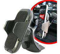 scozzi Support Téléphone Voiture Lecteur Fente CD Portable Smartphone Universel p.e. Compatible avec Samsung S24 S23 S22 S21 S20 A55 A54 A53 pour iPhone 15 14 13 12 11 XR FE Plus Ultra Max Lite Pro