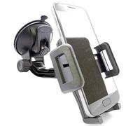 scozzi Support Téléphone Voiture Pare-Brise Portable Smartphone Universel p.e. Compatible avec Samsung S25 S24 S23 A56 A55 A36 A26 pour iPhone 17 16 15 14 13 FE Plus Ultra Lite Pro