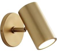 Scpantkend Gold Wall Lights Fixtures Nordic Style All Bronze with Acrylic Lampshade Wall Sconce Porch Modern E27 Wall Mount Sconce for House Bedside Bedroom Hallway Home Decorative