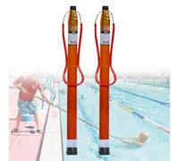 Scpantkend Yachts/Docks/Beach Special Rescue Hook Rod for Struggling Swimmers, 2pcs Telescopic Pool Lifeguard Pole 16 Feet 18 20 Ft, Emergency Life Preserving Saving Equipment(5.5m/18ft-5 Section)