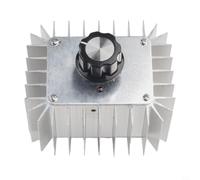 SCR Régulateur de tension 5000 W AC 220 V Contrôle de vitesse Variateur Thermostat pour charges de résistance Ampoules à incandescence Moteurs Contrôle industriel avec boîtier Installation sûre