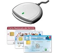 SCR3310 V2.0-NOUVEAU Lecteur USB pour carte Santé Carte Nationale des Services TS-CNS,activation SPID,Signature Numérique,Accès au dossier sanitaire FSE,Plug & Play