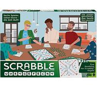 Scrabble Duplicate, jeu de société et de lettres sur plateau, version allemande, GTJ27