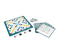 Scrabble Duplicate, jeu de société et de lettres sur plateau, version anglaise, GKF47