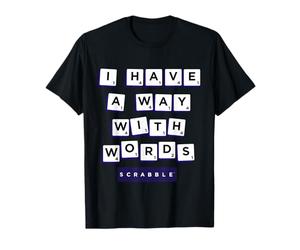 Scrabble officiel J'ai un moyen avec les mots T-Shirt