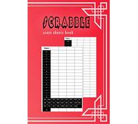 scrabble score book: good size score keeping sheets for scrabble players , up to 4 players