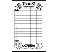 Scrabble Score Pad: scrabble game score sheets