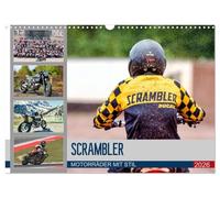 Scrambler Motorräder mit Stil (Wandkalender 2026 DIN A3 quer), CALVENDO Monatskalender: Scrambler Motorrad Kalender 2020