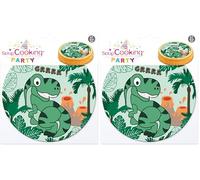 SCRAP COOKING 1 disque azyme "Dino" ⌀ 14 cm (Lot de 2)