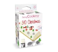 SCRAP COOKING - 1823 - Kit Douilles 3D - Noël