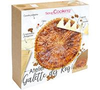 SCRAP COOKING - Coffret Atelier Galette des Rois - Kit Pâtisserie avec Préparation Fangipane, Fève, Couronne, Poche à Douille, Recette - 3799