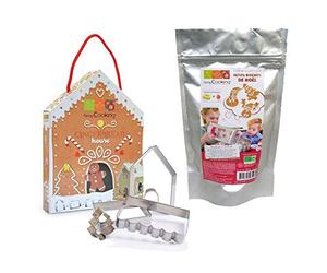 SCRAP COOKING Coffret maison en pain d'épices - découpoirs et préparation biscuits