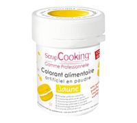 SCRAP COOKING Colorant Artificiel en Poudre Jaune, 5 g