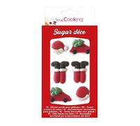 SCRAP COOKING Décor Sucrés Père Noël Pour Gâteaux, Pâtisseries,19 g - 6997
