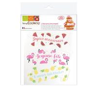 SCRAP COOKING Décos Azymes Joyeux Anniversaire