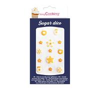 Scrap Cooking Décosucres Dorée Décorations pour Pâtisseries, Desserts, Gâteaux et Biscuits