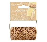 SCRAP COOKING - Mini rouleau bois "Ondines" - Décos Empreintes Gravées en Relief - Moule Décoration Biscuits, Sablés, Cookies - 5308