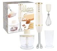 Scrap Cooking Mixeur Plongeant Multifonctions 3-En-1 : Blender, Fouet & Hachoir Électrique - Mixer Batteur Plongeur Avec Accessoires