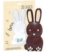 SCRAP COOKING - Moule Rigide Chocolat Lapin - Moule 3D Choco pour Créer Lapins de Pâques - Accessoire Pâtisserie Qualité Professionnelle - 6757