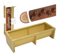 SCRAP COOKING - Moule Silicone Bûche de Noël 25 cm - 2970, Doré