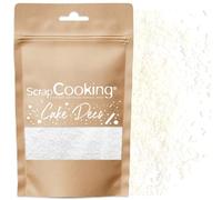 SCRAP COOKING - Pot de Décors Sucrés Vermicelles Blancs 80 g - Décorations Alimentaires Blanches Pâtisserie - 7435