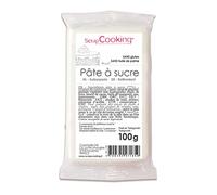SCRAP COOKING Sachet Pâte à Sucre Blanc, 100 g