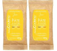 SCRAP COOKING Sachet Pâte à Sucre Jaune 250 g - Pour Pâtisseries, Gâteaux - 7223 (Lot de 2)